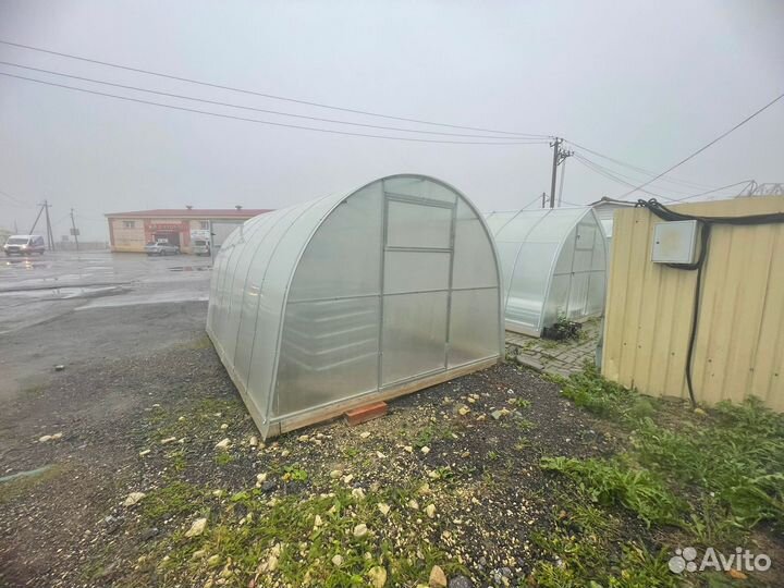 Теплица Арочная 3 на 4м с поликарбонатом 4мм