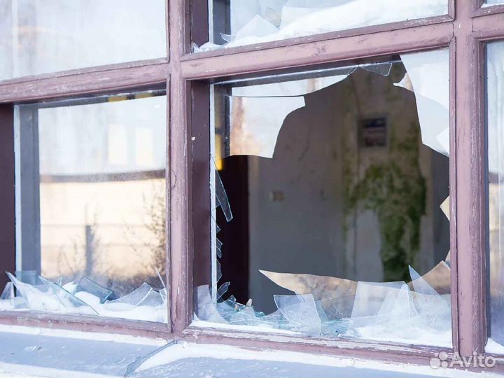 Ремонт окон, стеклопакет обычный RAL4975