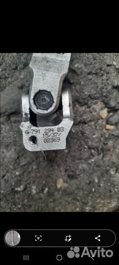 BMW F20 F30 F34 рулевой карданчик левый руль