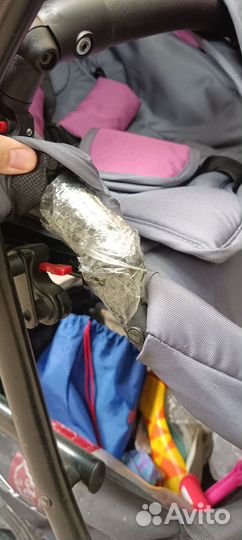 Коляска 2 в 1 riko basic bela