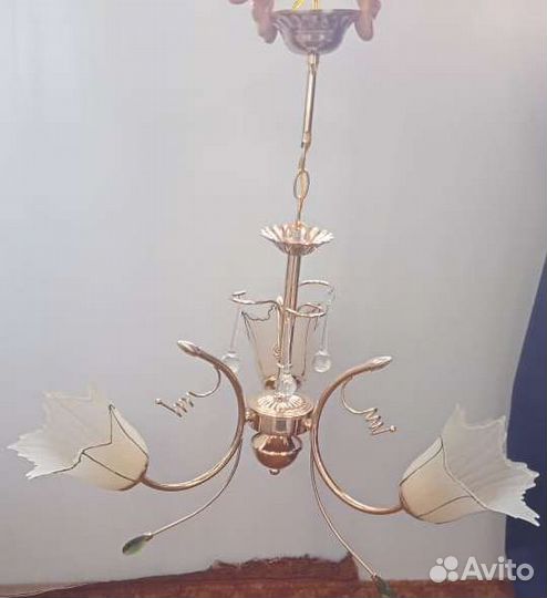 Люстра потолочная бу