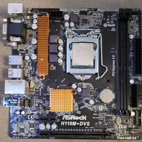 Asrock h110m-dvs + intel pentium G4560