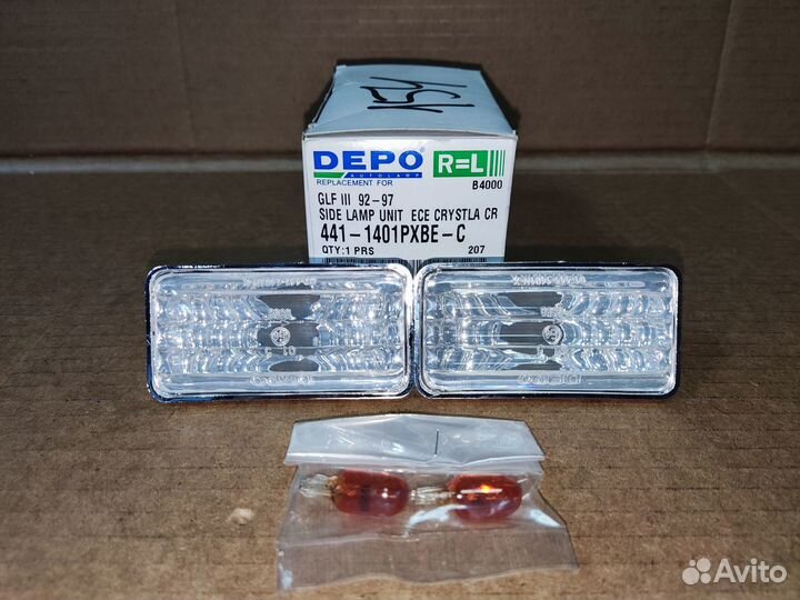 Комплект повторитель поворота VW golf III