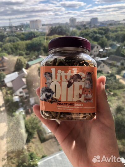 Высококачественный корм little one смесь насекомых