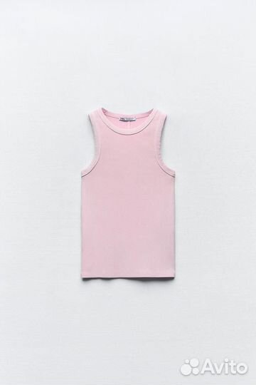 Топ с потертостями Zara (M,L)