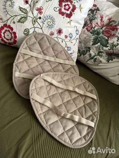 Подушка на стул икеа клокклёк, 35*34 см, бежевый