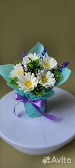 Букет из мыла ручной работы