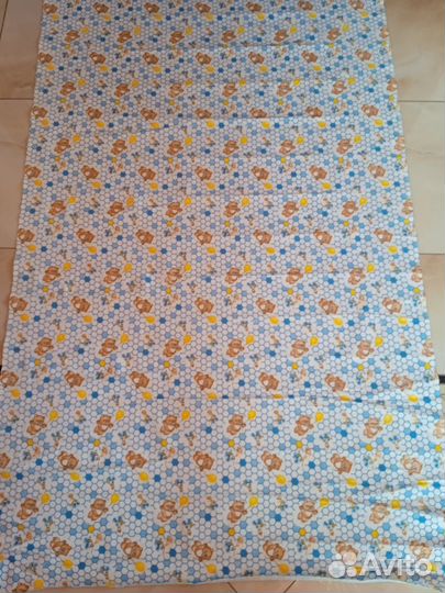 Ткань фланель детская в рулоне, пелëнки. Остаток