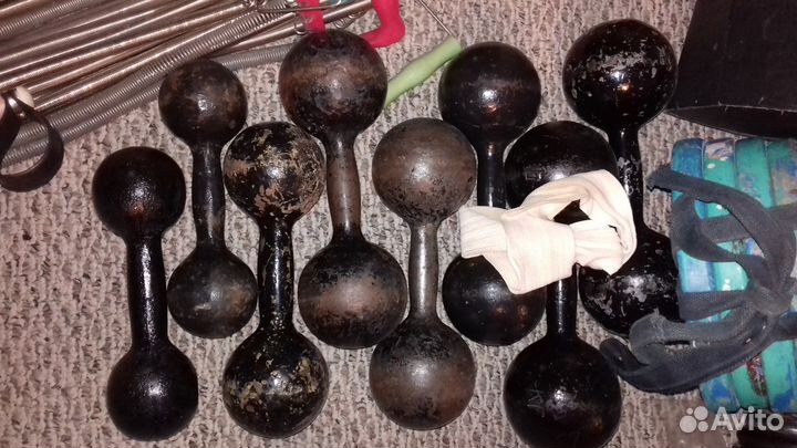 Гантели.Гиря.Спорт дома.Эспандеры