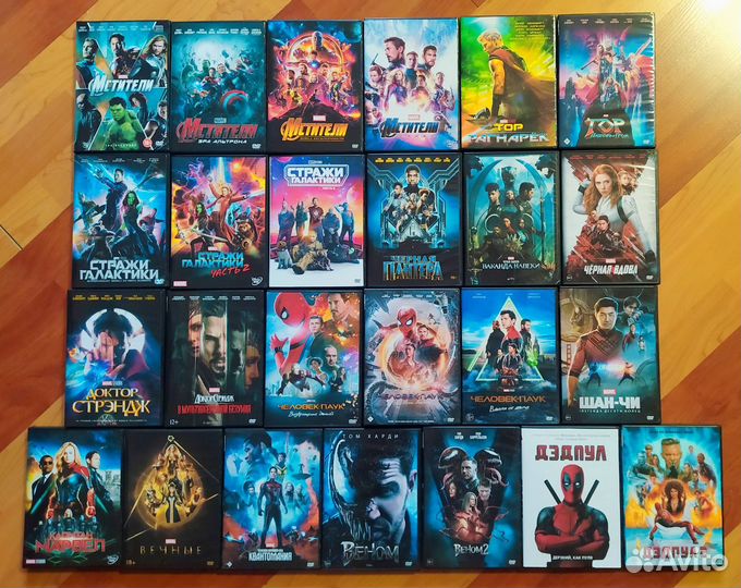 Фильмы на dvd (Дисней, Марвел, DC, Гарри Поттер)