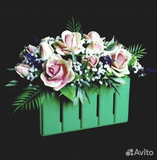 Цветы из мыла