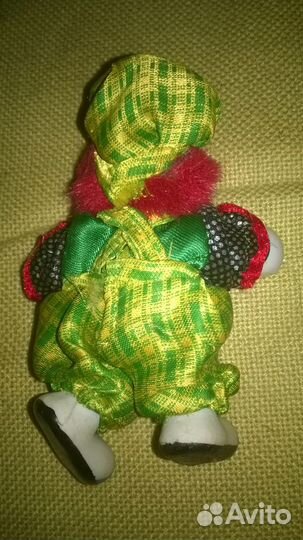 Клоун форфор, текстиль