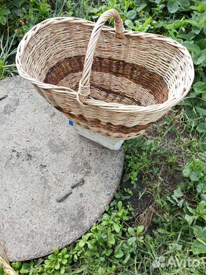 Корзина плетеная для грибов