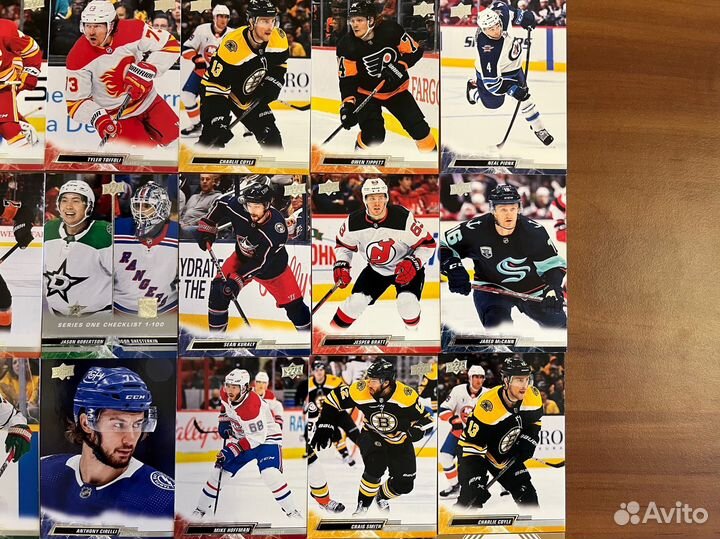 Хоккейные карточки Upper deck