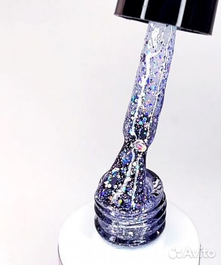 Гель-лак c блестками в ассортименте