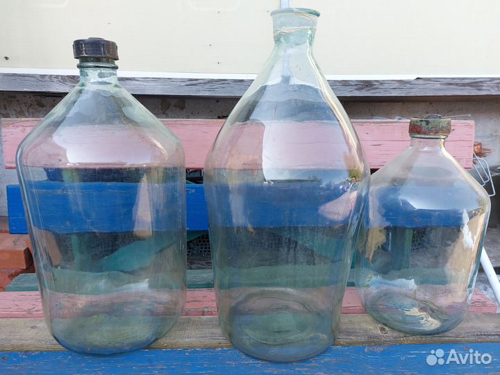 Банки / бутыли стеклянные 3л,20л,25л