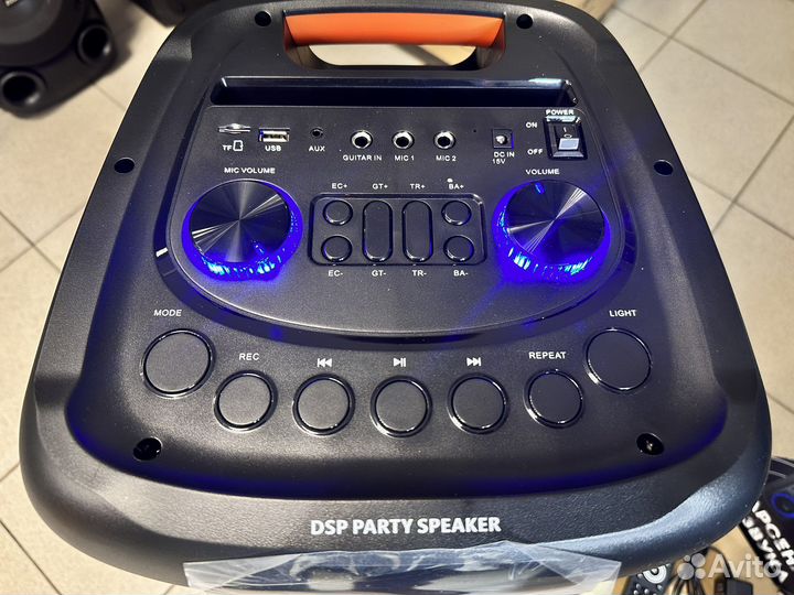 Портативная колонка 1200W большая мощная Party RX