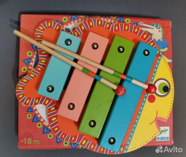 Djeco animambo. Ксилофон Рыбка. Джеко