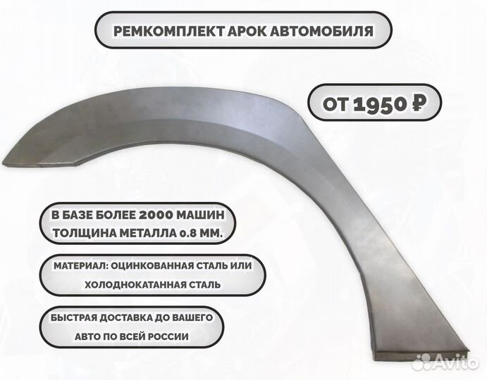 Ремонтные арки на машину