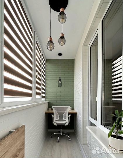 Балконы / лоджии под ключ Остекление