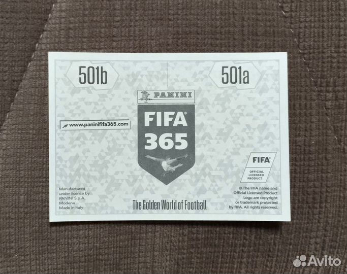 Наклейка Messi Ronaldo - Panini FIFA 365 2017-18