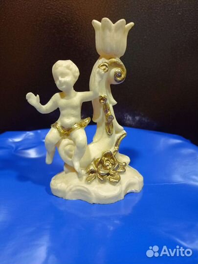 Подсвечник СССР мраморная крошка