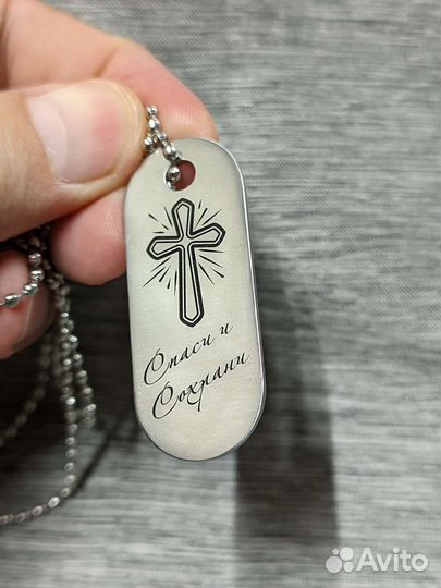 Армейские жетоны. Глубокая лазерная гравировка