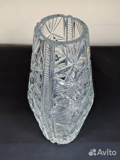 Ваза хрустальная Ромб 21 см