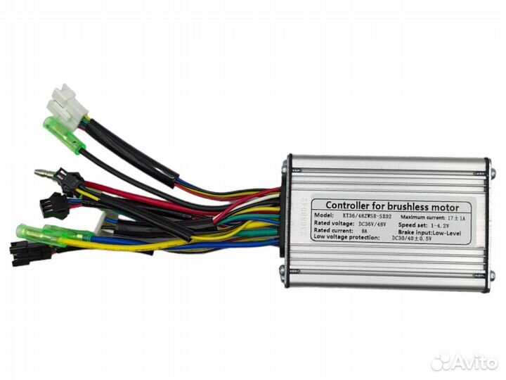 Комплект 350Вт для электровелосипеда в ободе