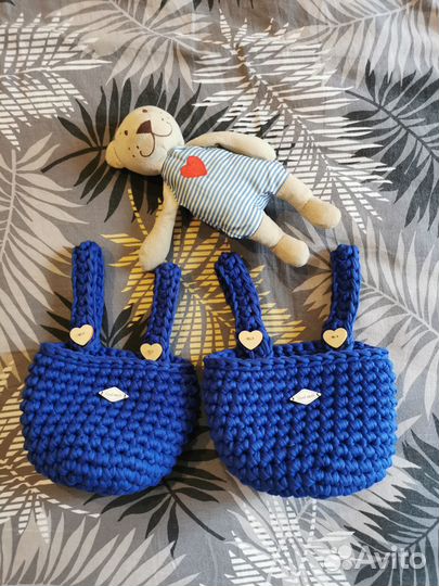 Корзинки на кроватку 2 шт