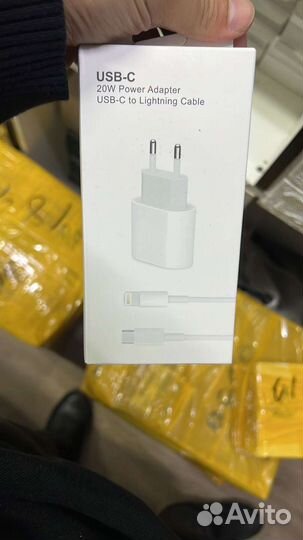 Зарядное устройство для iPhone блок+кабель 20w