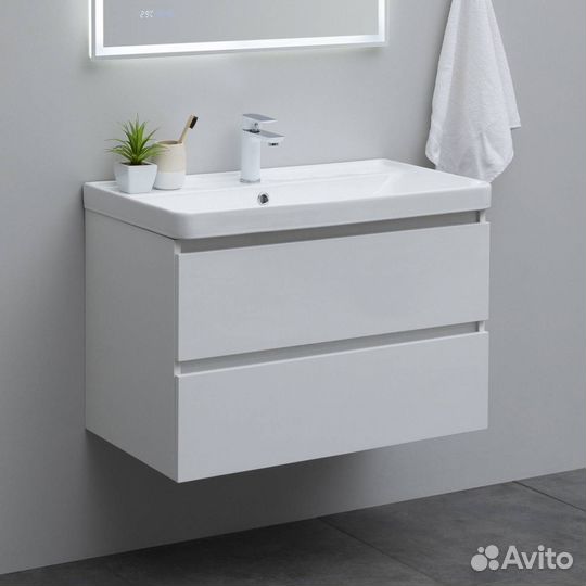 Тумба под раковину Aquanet Sofa 80 подвесная