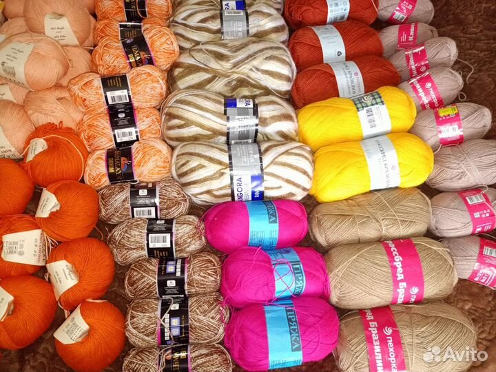 Пряжа в ассортименте