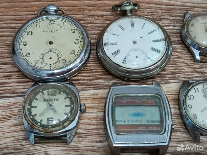 Часы СССР, ракета, молния, восток, ау