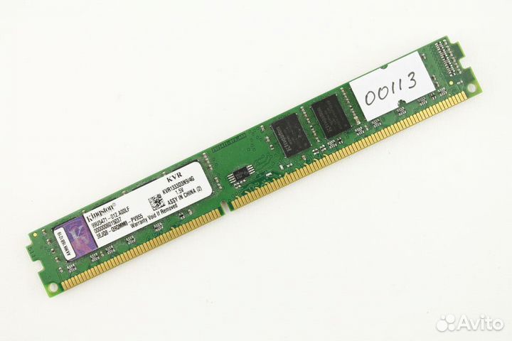 Оперативная память DDR3 4 GB 1333 MHz Kingston
