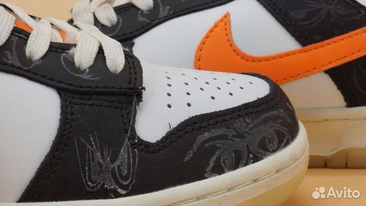 Nike dunk LOW premium halloween orange sail black