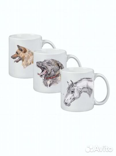 Портрет питомца на кружке