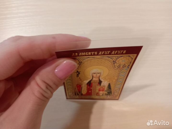 Икона маленькая. Святая Нина