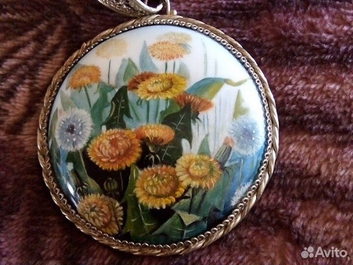 Кулоны.Ростовская финифть