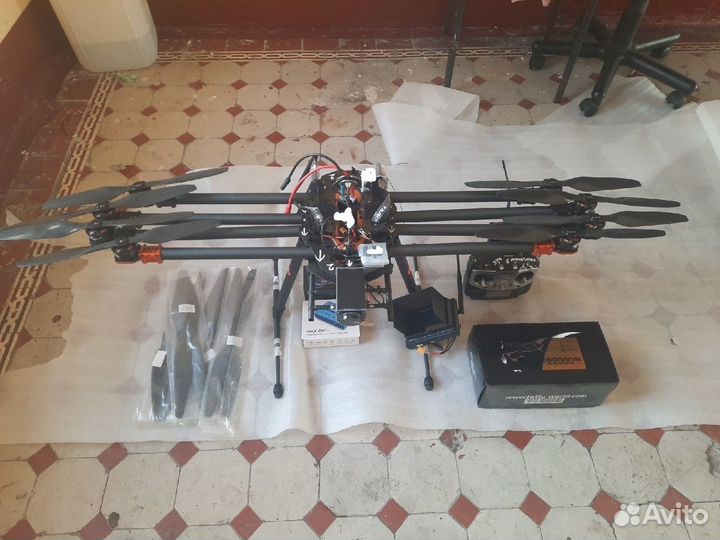 Грузовой бпла,октокоптер tarot t15,мощный дрон