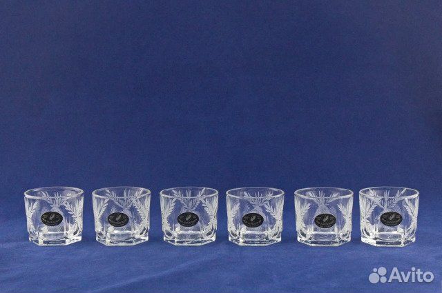 Стопки хрустальные набор