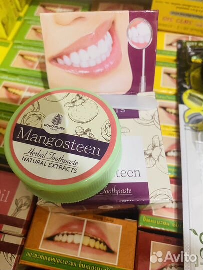 Круглая тайская зубная паста 30 грамм