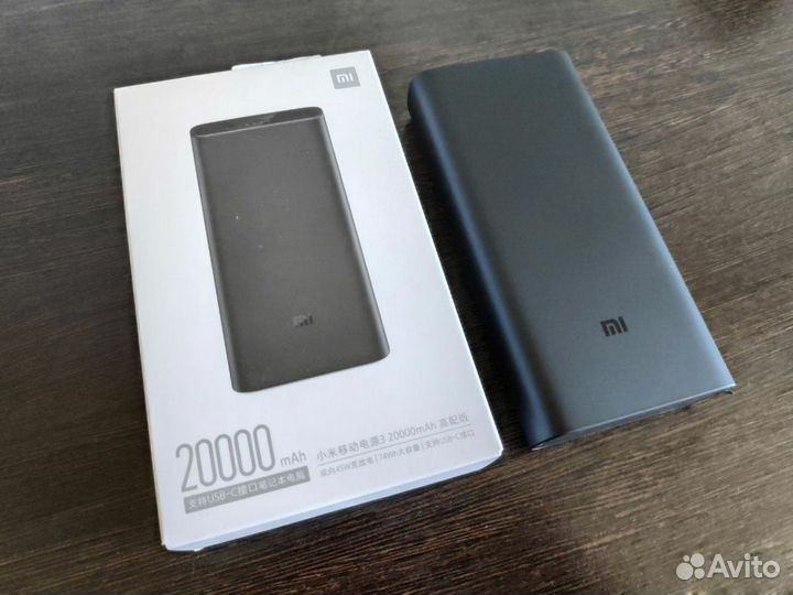 Аккумулятор Xiaomi Mi Power Bank 3 Pro Новый