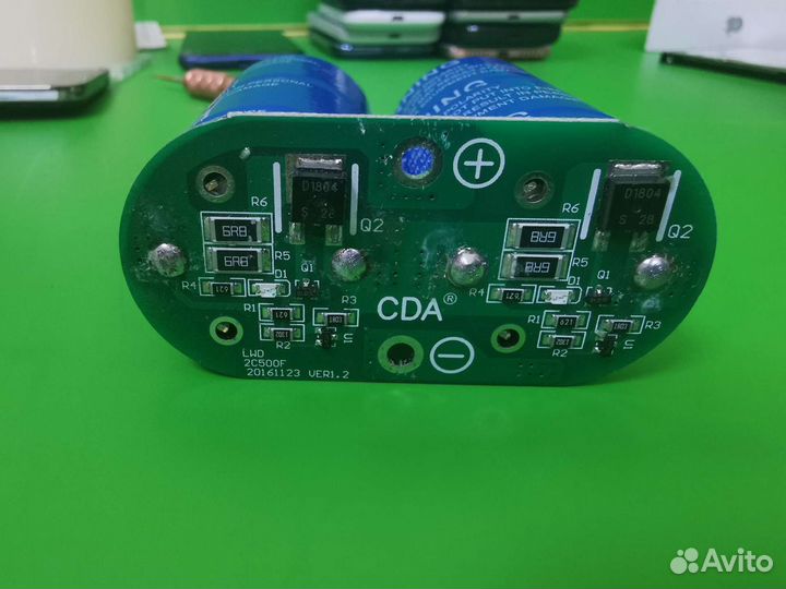 2,7 V 500F супер конденсатор с защитной платой