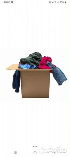 Коробка с вещами женскими