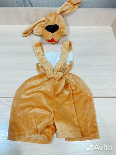 Новогодний детский костюм собачки для мальчика