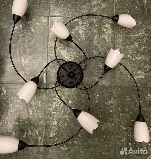 Люстра Потолочная 8-рожковая Колокольчики