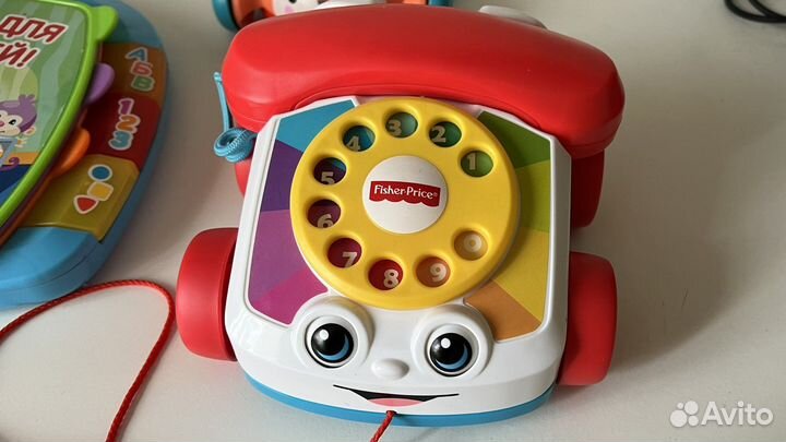 Fisher price телефон, книжка, лиса