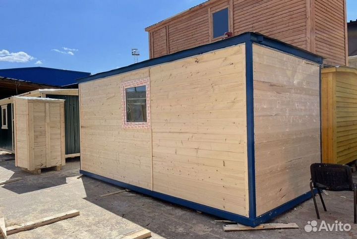 Вагончик 6*2,4м для строителей