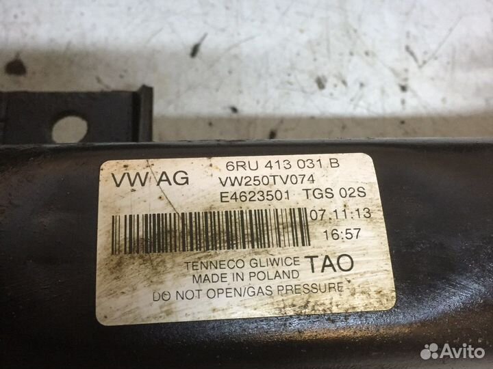 Амортизатор передний volkswagen polo